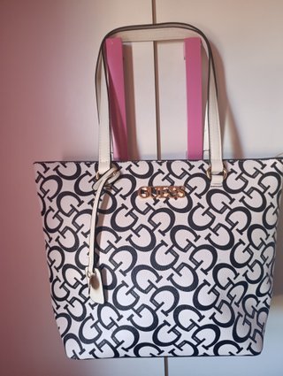 Bolso Guess Mujer Negro y Blanco