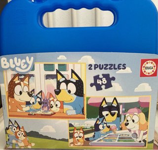 Puzzle Bluey 2 Puzzles 48 Piezas