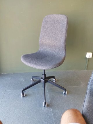 Silla de oficina Ikea gris
