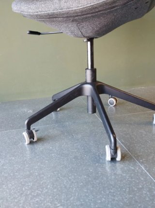 Silla de oficina Ikea gris