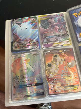 Lote 4 Cartas Pokémon GX TAG TEAM