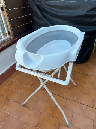Bañera para bebé con soporte plegable