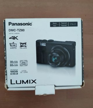Cámara Panasonic LÚMIX DMC-TZ80 4K