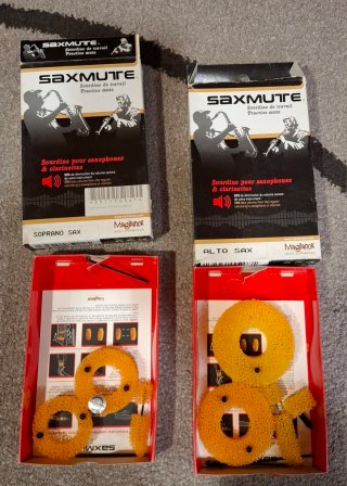 Saxmute Sordinas para Saxo Alto y Soprano