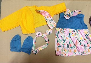 Conjunto Ropa Muñeca Bebé 50-55 cm