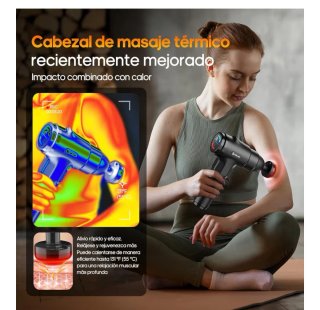 Pistola Masaje Muscular AERLANG con Calor