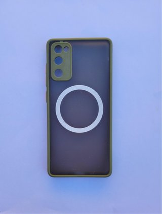 Pacchetto di protezione Samsung S20 FE Nero con Anello Magnetico