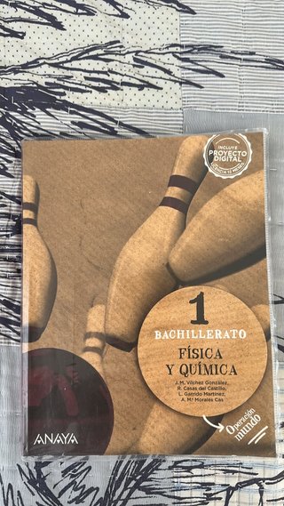 Fisica y quimica 1 Bachillerato Anaya