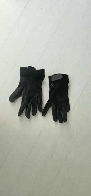 Guantes de equitación negros