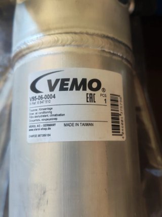 Filtro Deshidratador VEMO para Volvo