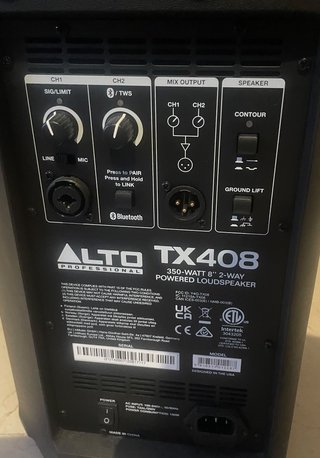 Altavoz Alto Professional TX408 Bluetooth