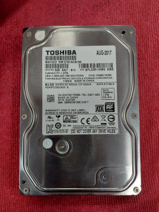 Disco Duro Toshiba 1TB HDD DT01ACA100