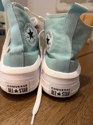 Converse Talla 35 Teal/Blanco