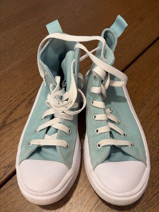 Converse Talla 35 Teal/Blanco