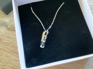 Collana Bramart cuore zircone argento