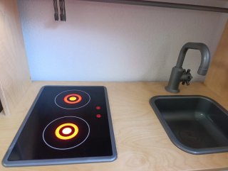 Cocinita de madera para niños