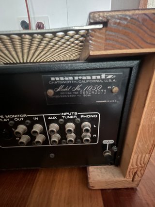 Equipo Hi-Fi Vintage Marantz + AR-7 + Pro-Ject