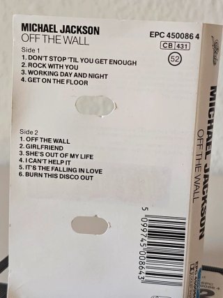 Michael Jackson – Off The Wall – MC K7 1979