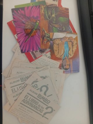 Cromos El Libro de las Adivinanzas Bimbo