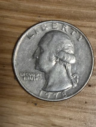 Moneda de 25 centavos 1978 estadounidense