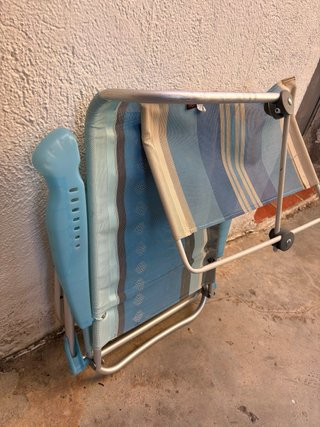 Silla de Playa Plegable con Toldo