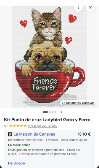 Punto de cruz Ladybird