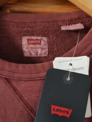Sudadera Levi's Mujer Talla L Rosa Nueva