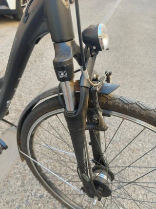 Bicicleta Orbea Negra con Bolsa
