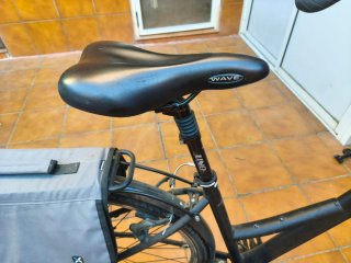 Bicicleta Orbea Negra con Bolsa
