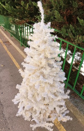 Árbol de Navidad Blanco 160-165cm