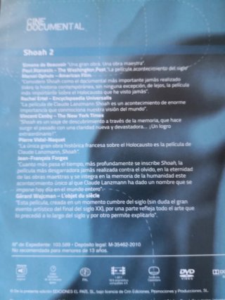 Shoah - Película Documental DVD