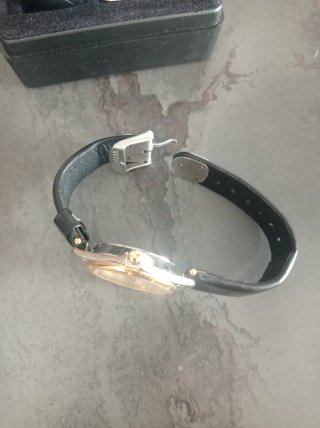 Orologio Regolo Uomo Nero e Oro