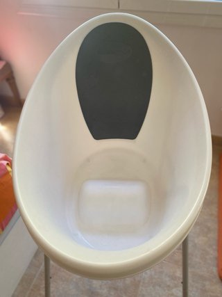 Bañera y soporte Shnuggle blanco