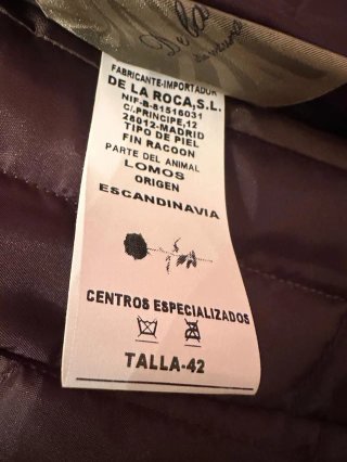 Chaleco de lujo reversible