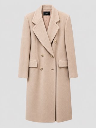 Abrigo de paño INCA beige