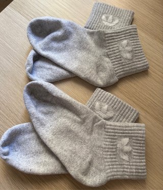 Pack 2 pares calcetines Adidas grises