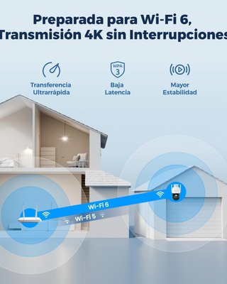 Cámara de vigilancia Reolink 4KPTZ para exteriores