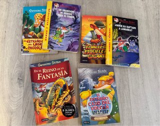 ¡Lote de 6 libros de Geronimo Stilton!