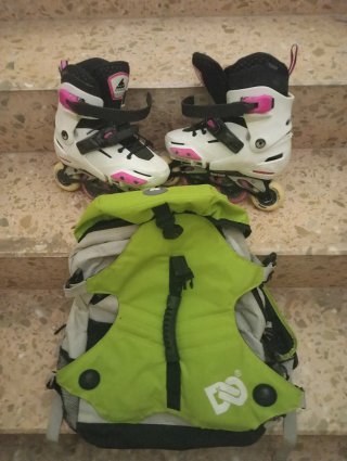 Patines Rollerblade Talla 33-36 + Mochila