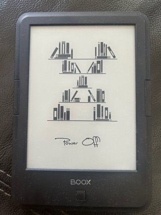 E-reader BOOX Negro + 600 Libros actuales.