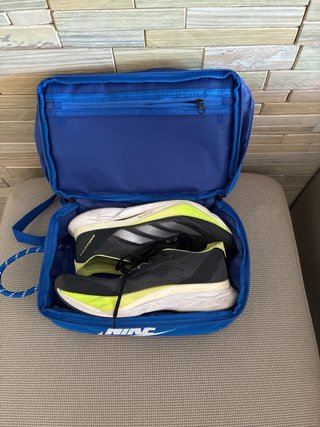 Bolsa bandolera porta zapatillas Nike azul nueva