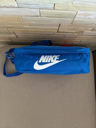 Bolsa bandolera porta zapatillas Nike azul nueva
