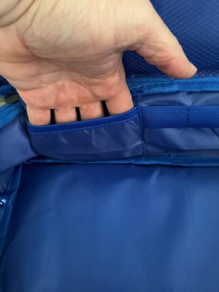 Bolsa bandolera porta zapatillas Nike azul nueva