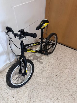 Bicicleta infantil 16 negra