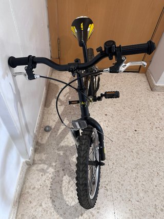 Bicicleta infantil 16 negra
