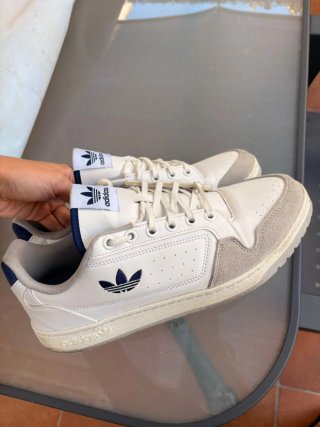 Adidas Zapatillas Blancas y Grises