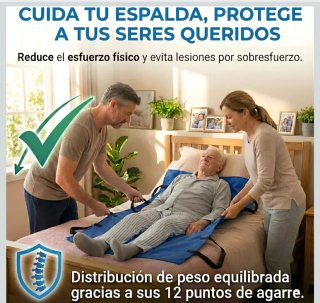 Manta trasferencia pacientes con movilida reducida