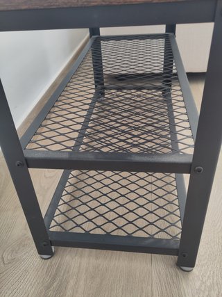 Banco Zapatero Industrial Madera y Metal