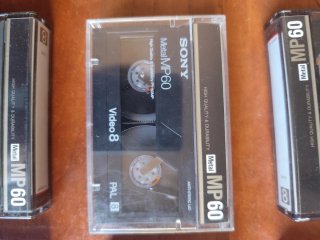 Cintas de Video 8mm Sony MP90 MP60