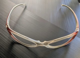 Montura Gafas Arnette Roja y Plateada